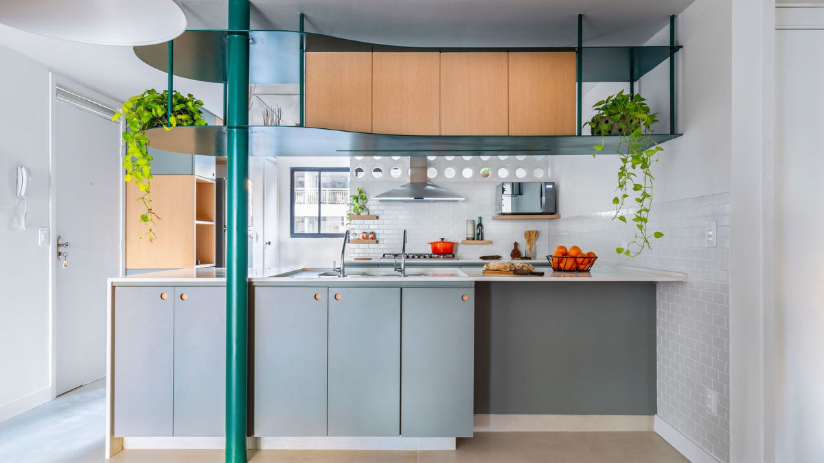 Thiết kế nội thất căn bếp hiện đại.

Nguồn: Arch Daily
