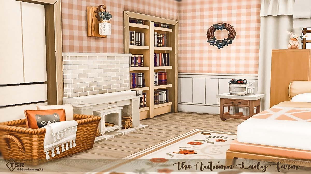 Một mẫu thiết kế nội thất bằng The Sims 4. Nguồn: thesimsresource