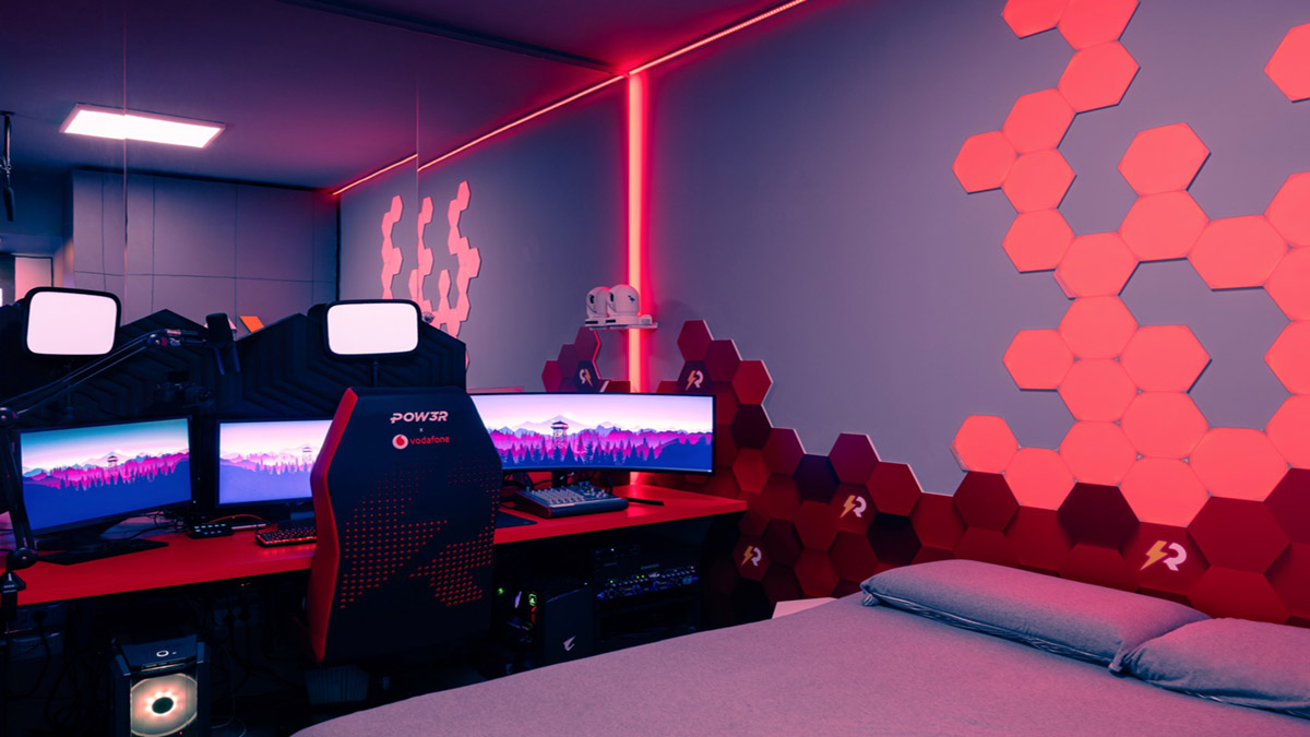 Phân chia không gian khoa học cho phòng ngủ gaming.

Nguồn: Floornature