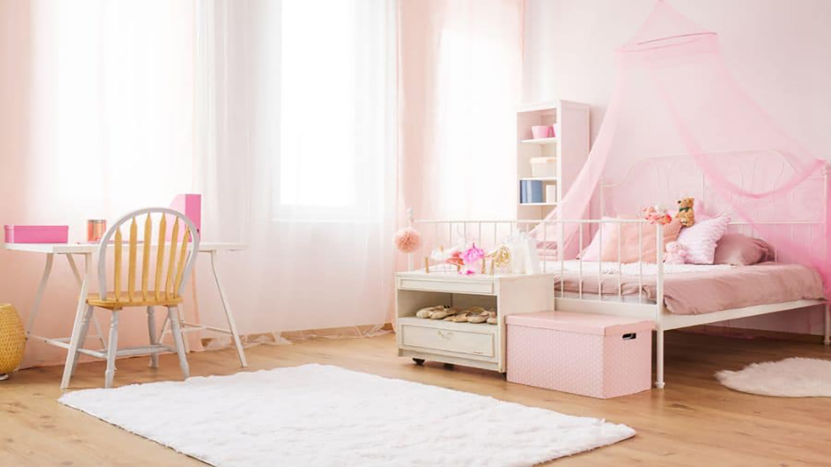 Màu hồng là màu sắc phổ biến nhất khi nhắc đến việc trang trí phòng ngủ cho bé gái.

Nguồn: Instagram