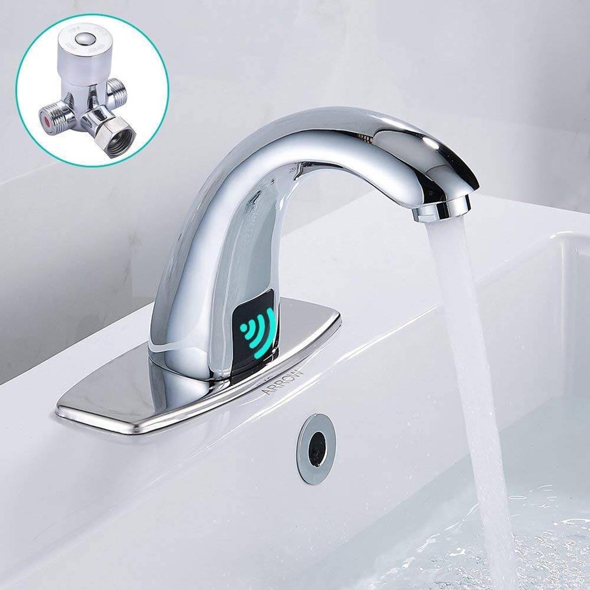 Vòi nước cảm biến đã trở thành một thiết bị nhà tắm thông minh phổ biến. Nguồn: smartlivingvietnam.com