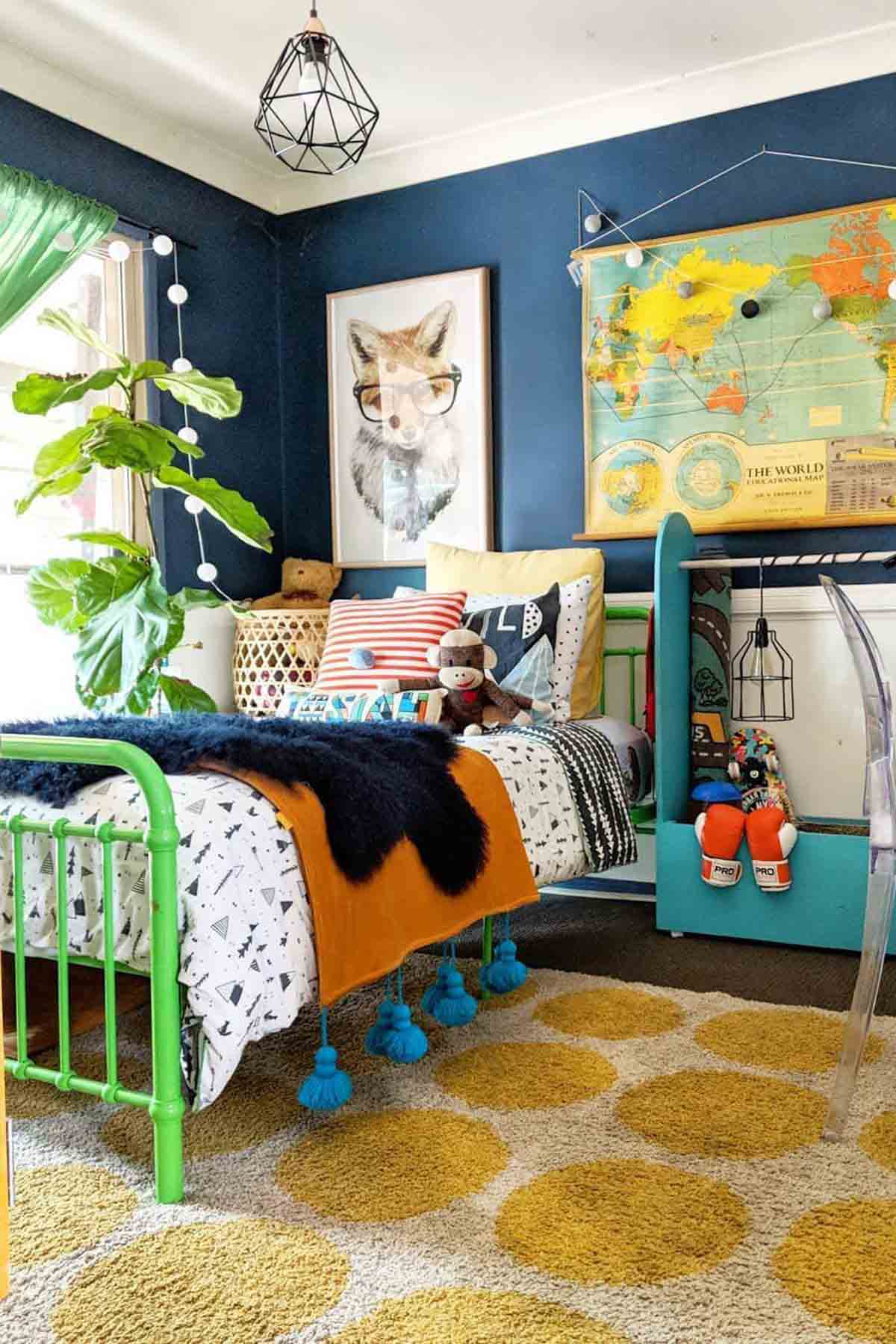 Phòng ngủ trẻ em với những gam màu cuốn hút.

Nguồn: chsblonde