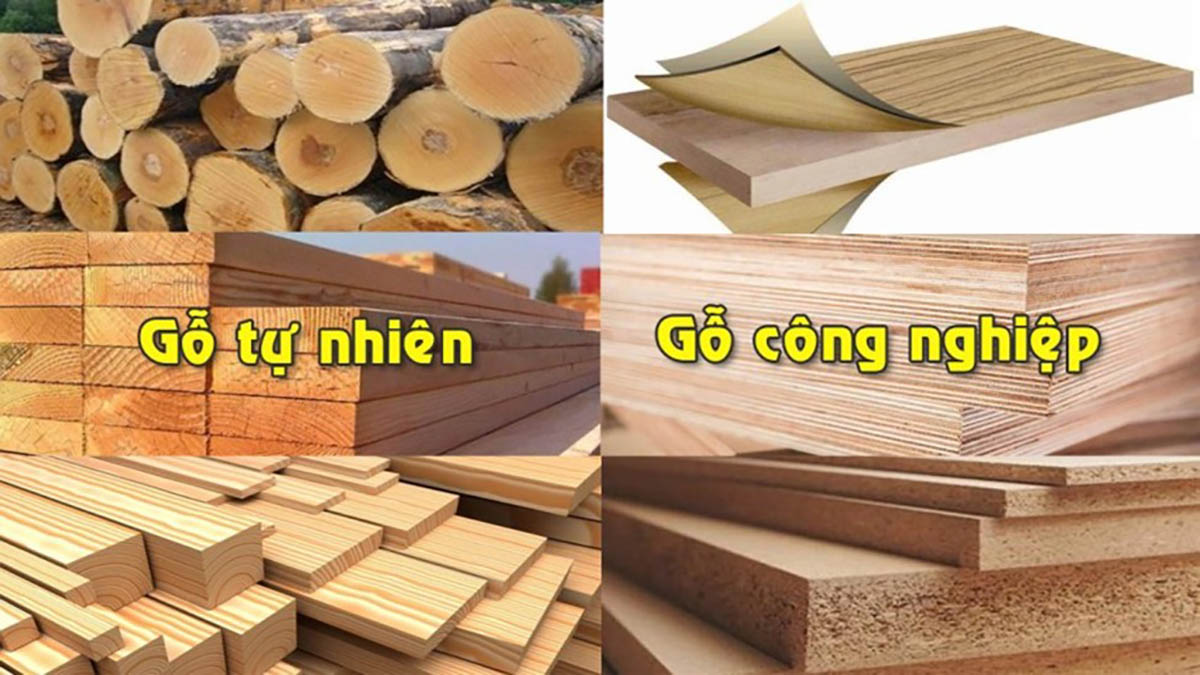 So sánh giữa gỗ tự nhiên và gỗ công nghiệp. Nguồn: topnoithat