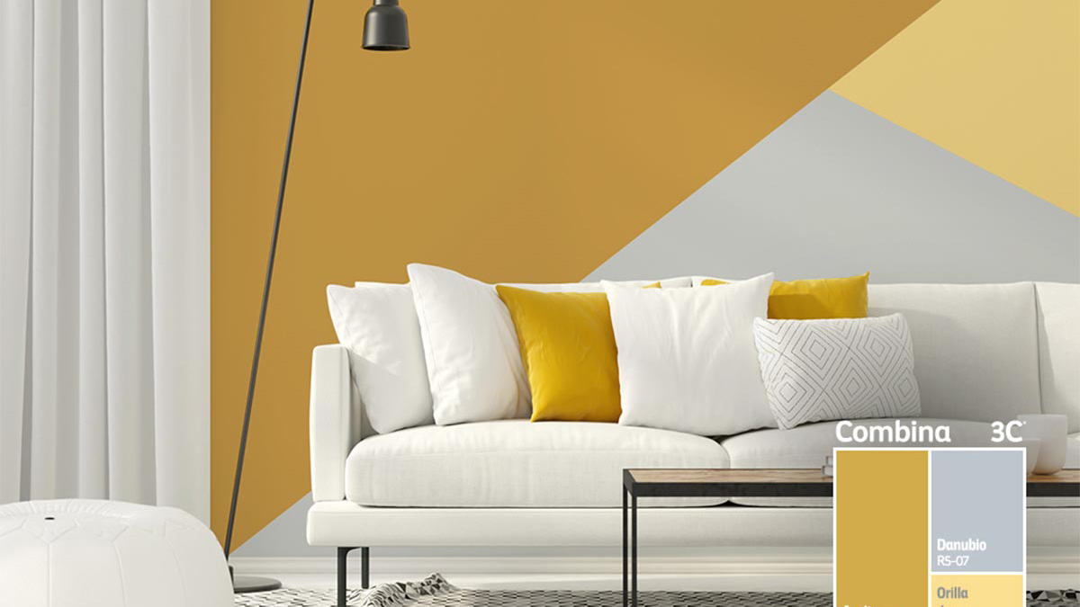 Thiết kế nội thất theo cách phối màu tiêu chuẩn. Nguồn: Pinterest