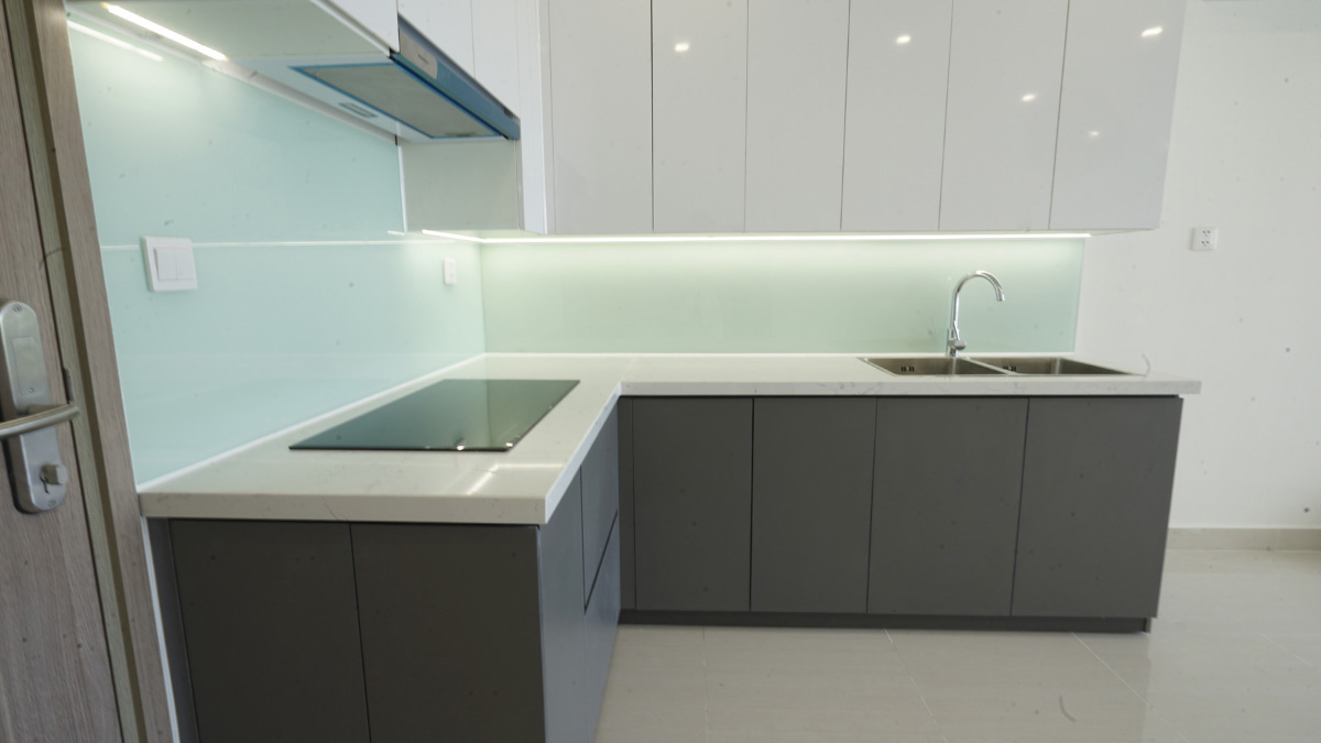 Bếp được sử dụng gỗ MDF An Cường Bếp được sử dụng gỗ MDF An Cường